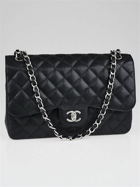 chanel tasche gestepptgebeaucht|chanel classic flap medium caviar.